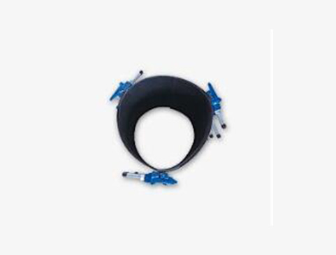 ремонтный хомут с ребордой DI